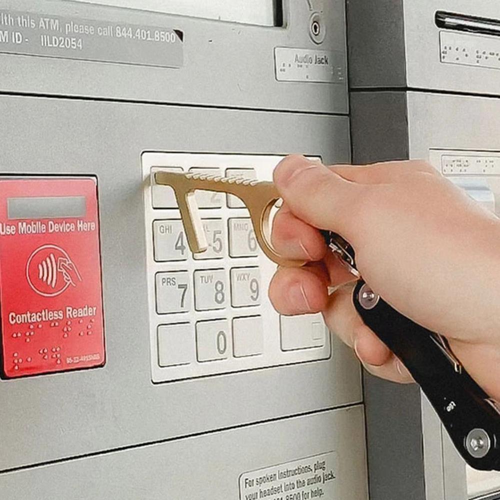 CleanKey Antimicrobial Brass Hand Tool 2.0